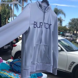 Burton zip up hoodie